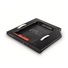 Rám AXAGON RSS-CD09 pre 2.5" SSD/HDD na DVD, 9.5 mm, LED, hliník