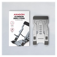 AXAGON STND-M, hliníkový stojan pre telefóny a tablety 4" - 10.5", 5 nastaviteľných uhlov