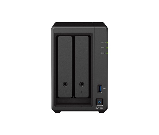 Synology DVA1622 (4C/CeleronJ415/2.0GHz/6GBRAM/2xSATA/2xUSB2.0/1xGbE)