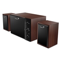 Reproduktory GENIUS SW-2.1 350/ 2.1/ 15W/ drevený/ farba dreva