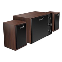 Reproduktory GENIUS SW-2.1 350/ 2.1/ 15W/ drevený/ farba dreva