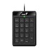 GENIUS numerická klávesnice NumPad 110/ Drátová/ USB/ slim design/ černá