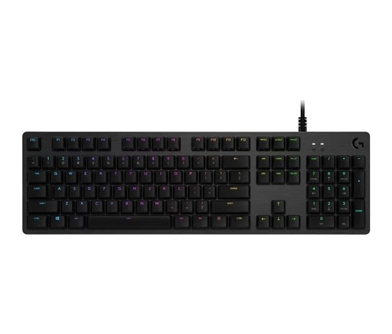 Logitech Mechanical Gaming Keyboard G512 CARBON LIGHTSYNC RGB with GX Red switches - CARBON - US INT'L - USB - IN