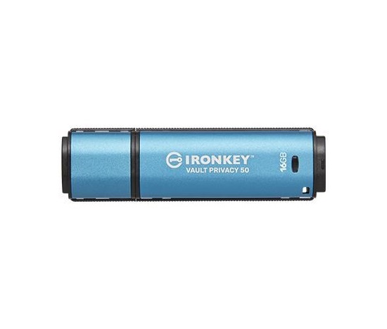 Kingston 16GB IronKey Vault Privacy 50 AES-256 šifrovanie, FIPS 197