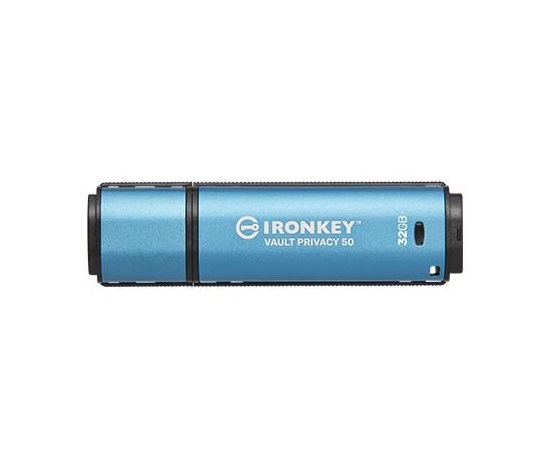 Kingston 32GB IronKey Vault Privacy 50 AES-256 šifrovanie, FIPS 197