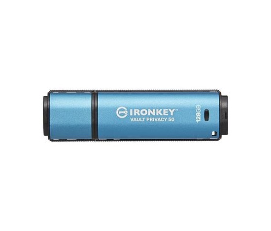 Kingston 128GB IronKey Vault Privacy 50 Šifrovanie AES-256, FIPS 197