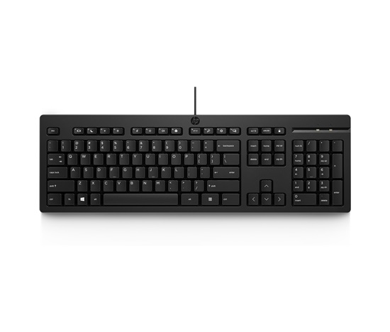 Káblová klávesnica HP 125 Wired Keyboard