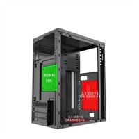 skriňa 1stCOOL STEP 4, micro tower, AU, USB 3.0, bez napájania, čierna