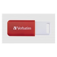 VERBATIM Flash disk 16GB DataBar USB 2.0 Disk, červený