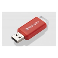 VERBATIM Flash disk 16GB DataBar USB 2.0 Disk, červený