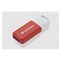 VERBATIM Flash disk 16GB DataBar USB 2.0 Disk, červený