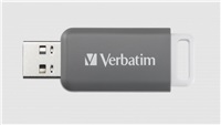 VERBATIM Flash disk 128GB DataBar USB 2.0 Disk, sivý