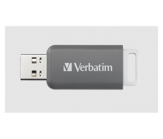 VERBATIM Flash disk 128GB DataBar USB 2.0 Disk, sivý