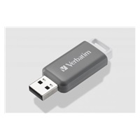 VERBATIM Flash disk 128GB DataBar USB 2.0 Disk, sivý