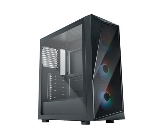 Cooler Master case CMP 520, ATX, Průhledná bočnice, 3x 120mm ARGB Fan, Černá
