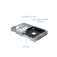Skriňa CHIEFTEC mini ITX, BE-10B, čierna, zdroj 300W 80+ Bronze