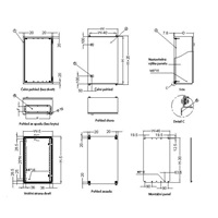 XtendLan 19" univerzální rozvaděč s montážní deskou, krytí IP66, šířka 380mm, hloubka 210mm, výška 380mm, šedý