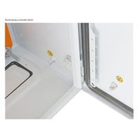 XtendLan 19" univerzální rozvaděč s montážní deskou, krytí IP66, šířka 380mm, hloubka 210mm, výška 380mm, šedý