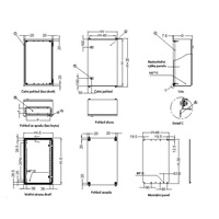 XtendLan 19" univerzální rozvaděč s montážní deskou, krytí IP66, šířka 600mm, hloubka 350mm, výška 760mm, šedý