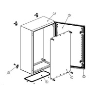 XtendLan 19" univerzální rozvaděč s montážní deskou, krytí IP66, šířka 300mm, hloubka 210mm, výška 400mm, šedý