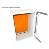 XtendLan 19" univerzální rozvaděč s montážní deskou, krytí IP66, šířka 300mm, hloubka 210mm, výška 400mm, šedý