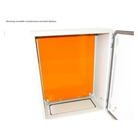 XtendLan 19" univerzální rozvaděč s montážní deskou, krytí IP66, šířka 400mm, hloubka 210mm, výška 500mm, šedý