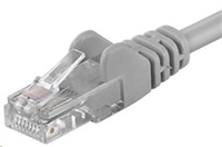 PremiumCord Patch kábel UTP RJ45-RJ45 CAT6 0.5m sivá