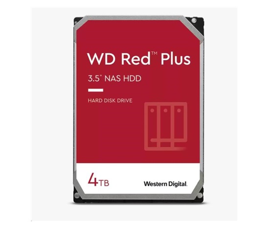 BAZAR - WD RED PLUS NAS WD40EFZX 4TB SATAIII/600 128MB cache 175 MB/s CMR