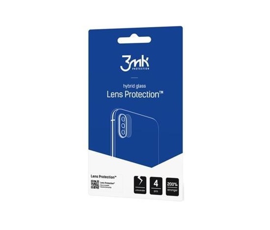 3mk ochranné sklo Lens ochrana fotoaparátu pre Samsung Galaxy A52 4G/5G / A52s 4ks