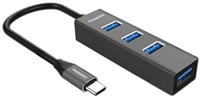 PREMIUMCORD 5G SuperSpeed USB Hub typ C na 4x USB 3.2 Gen 1