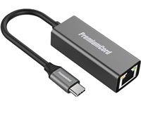 Prevodník PremiumCord USB-C na gigabitový RJ45