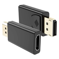 PremiumCord Adaptér DisplayPort na HDMI, FULL HD 1080p, samec/samička, pozlátené konektory