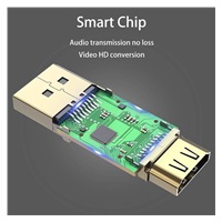 PremiumCord Adaptér DisplayPort na HDMI, FULL HD 1080p, samec/samička, pozlátené konektory