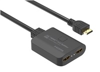 PremiumCord HDMI 2.0 Mini splitter 1-2 Pigtail 4Kx2K@60Hz HDCP2.2 Downscaler