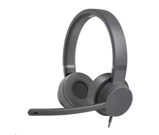 LENOVO Go Wired ANC Headset (Storm Grey)