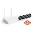 Tenda K4W-3TC - kamerový WiFi set, 4x IP 2K kamera, NVR rekordér, zvuk, noční vidění