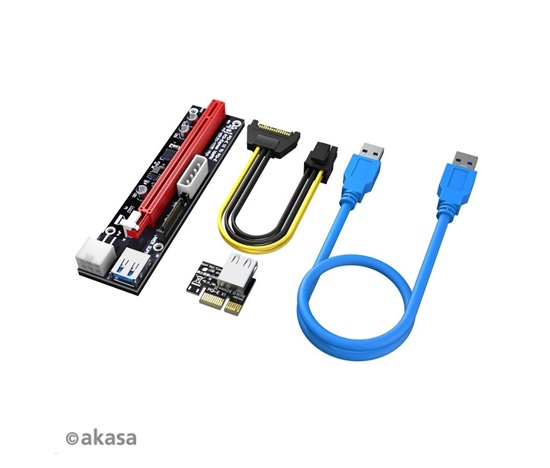 Karta AKASA PCIe Riser Adapter pre GPU Mining