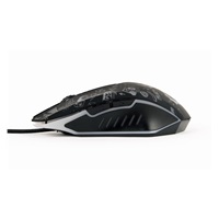 GEMBIRD myš MUS-6B-GRAFIX-01, černá s grafickým potiskem, USB