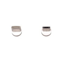PREMIUMCORD Magnetický nabíjací a dátový kábel micro USB a USB-C 1 m, červený