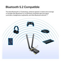 TP-Link Archer TX55E WiFi6 PCIe adapter (AX3000,2,4GHz/5GHz,Bluetooth5.2)
