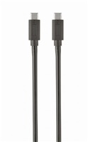 GEMBIRD Kabel USB 3.1 Type-C na Type-C kabel (CM/CM), 1m, datový, černá