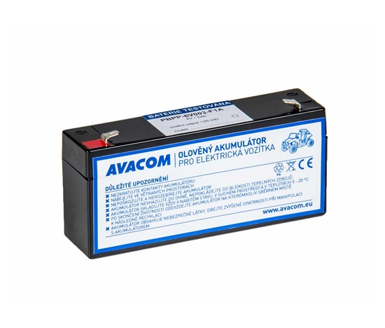 AVACOM náhradná batéria (olovená) 6V 3Ah pre Peg Pérego F1