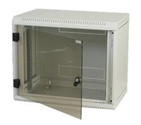 19" jednodielny rack TRITON 12U/400 mm, čierny
