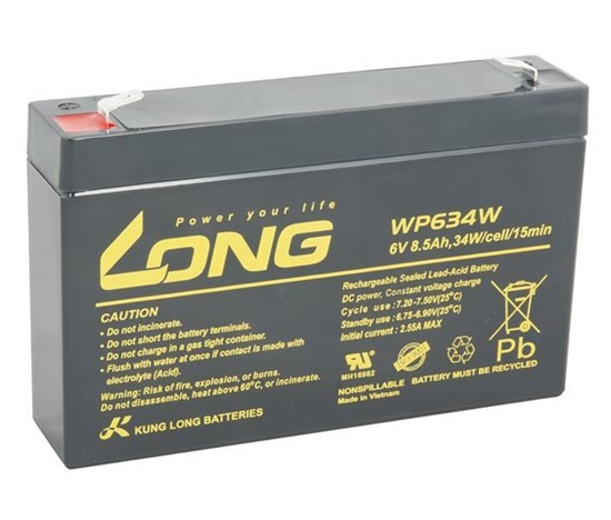 AVACOM batéria LONG 6V 8,5Ah F2 HighRate (WP634W)