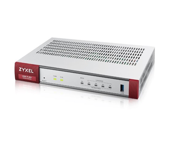 Firewall Zyxel USGFLEX50, 1x gigabitová WAN, 4x gigabitová LAN/DMZ, 1x USB, IPSec, SSL VPN