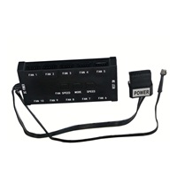 EUROCASE ventilátor RGB 120mm (FullControl spot Led), set 3ks + controller