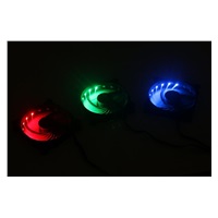 EUROCASE ventilátor RGB 120mm (FullControl spot Led), set 4ks + controller