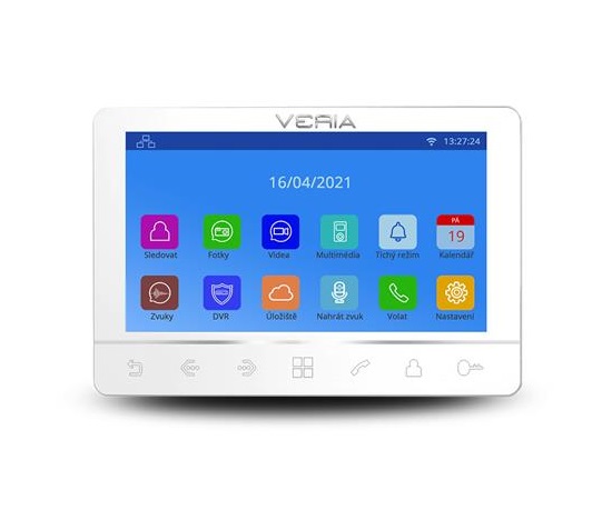 Veria LCD monitor videotelefonu  8276B série 2-WIRE bílý