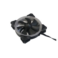 EUROCASE ventilátor RGB 120mm (Turbine blade, FullControl Led), set 3ks + controller