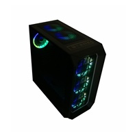 EUROCASE ventilátor RGB 120mm (Turbine blade, FullControl Led), set 6ks + controller
